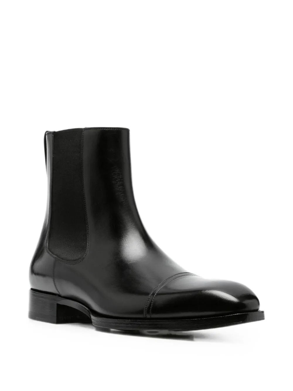 TOM FORD Elkan cap-toe Chelsea boots Zwart