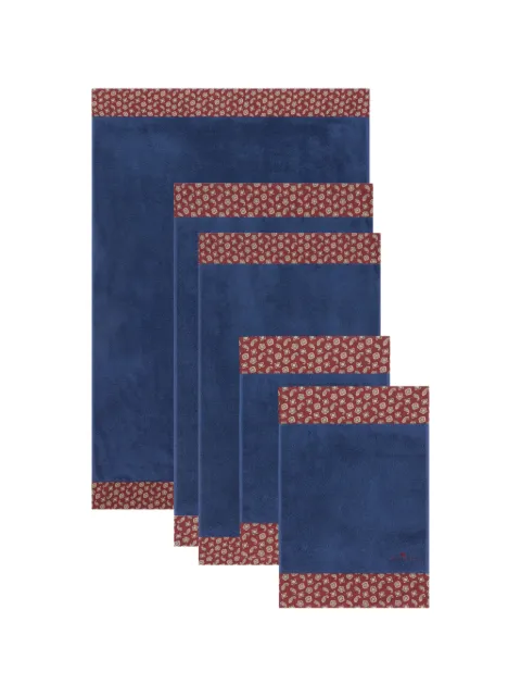 ETRO HOME set de cinco toallas con estampado de cachemira