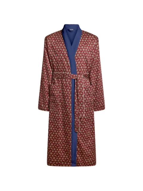 ETRO HOME bata de algodón con estampado de cachemira