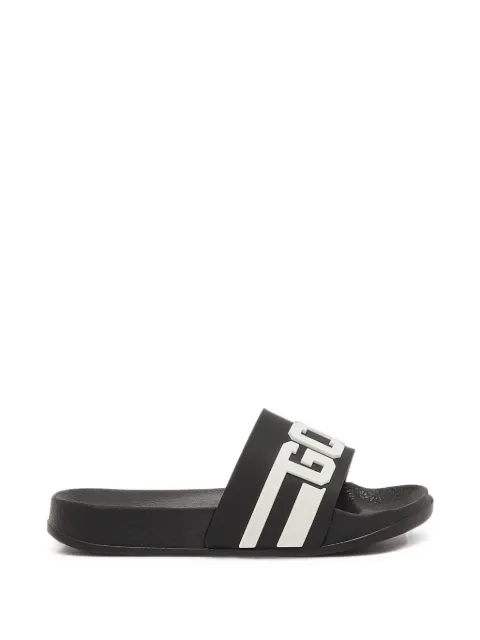 Gcds Kids chanclas con aplique del logo