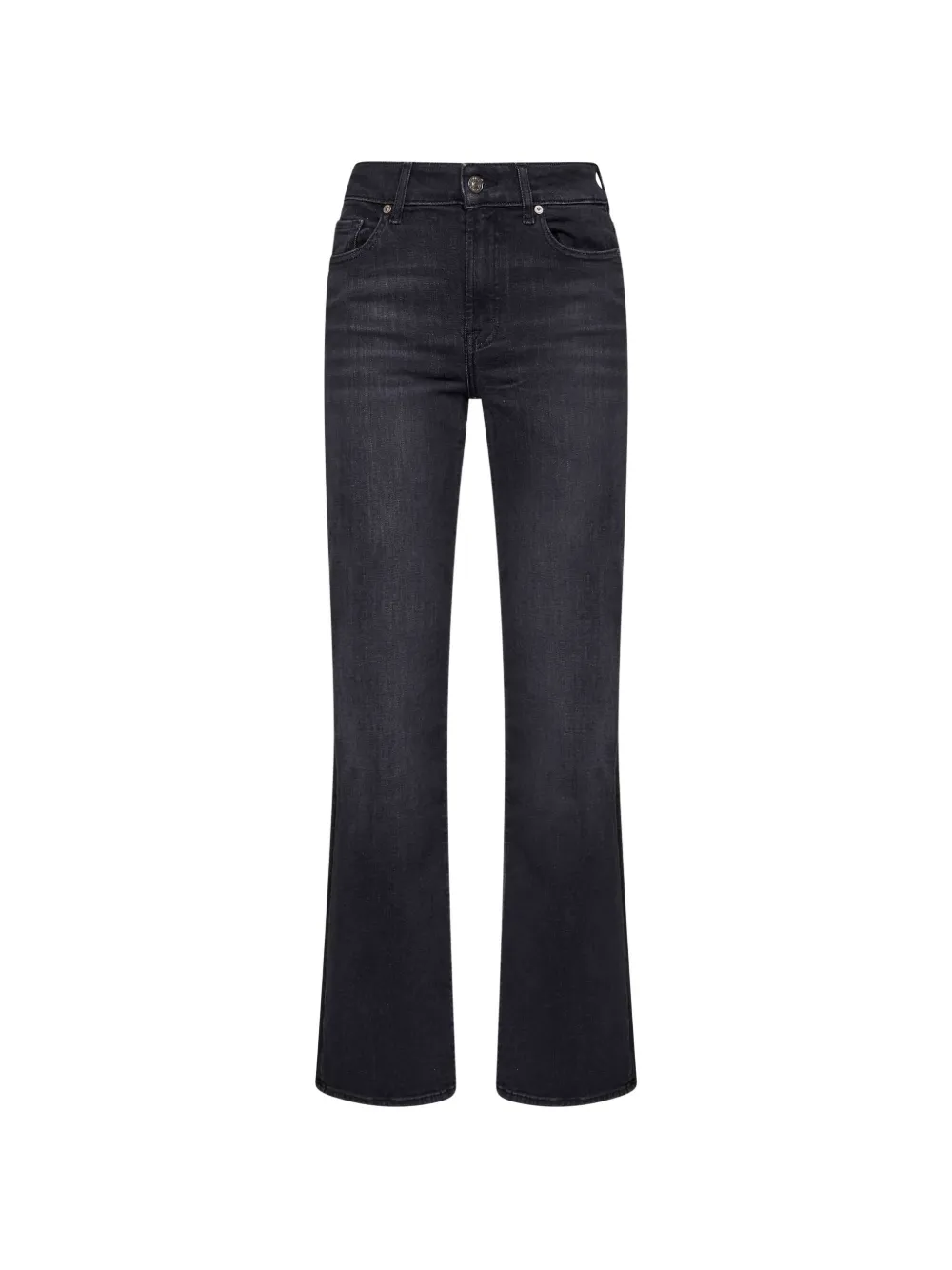 7 For All Mankind faded bootcut jeans - Schwarz