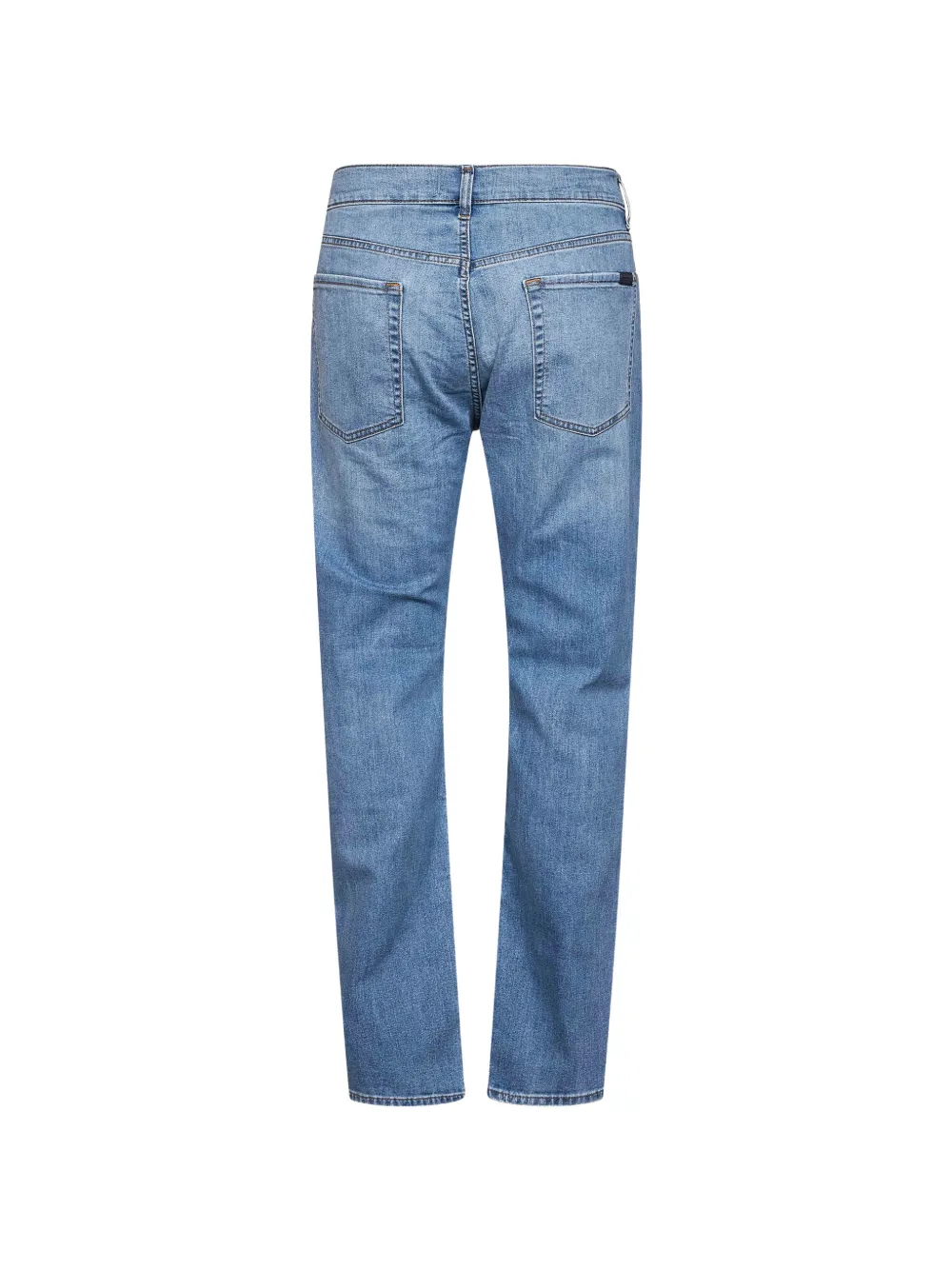 7 For All Mankind Jeans met vervaagd effect en whisker-effect Blauw
