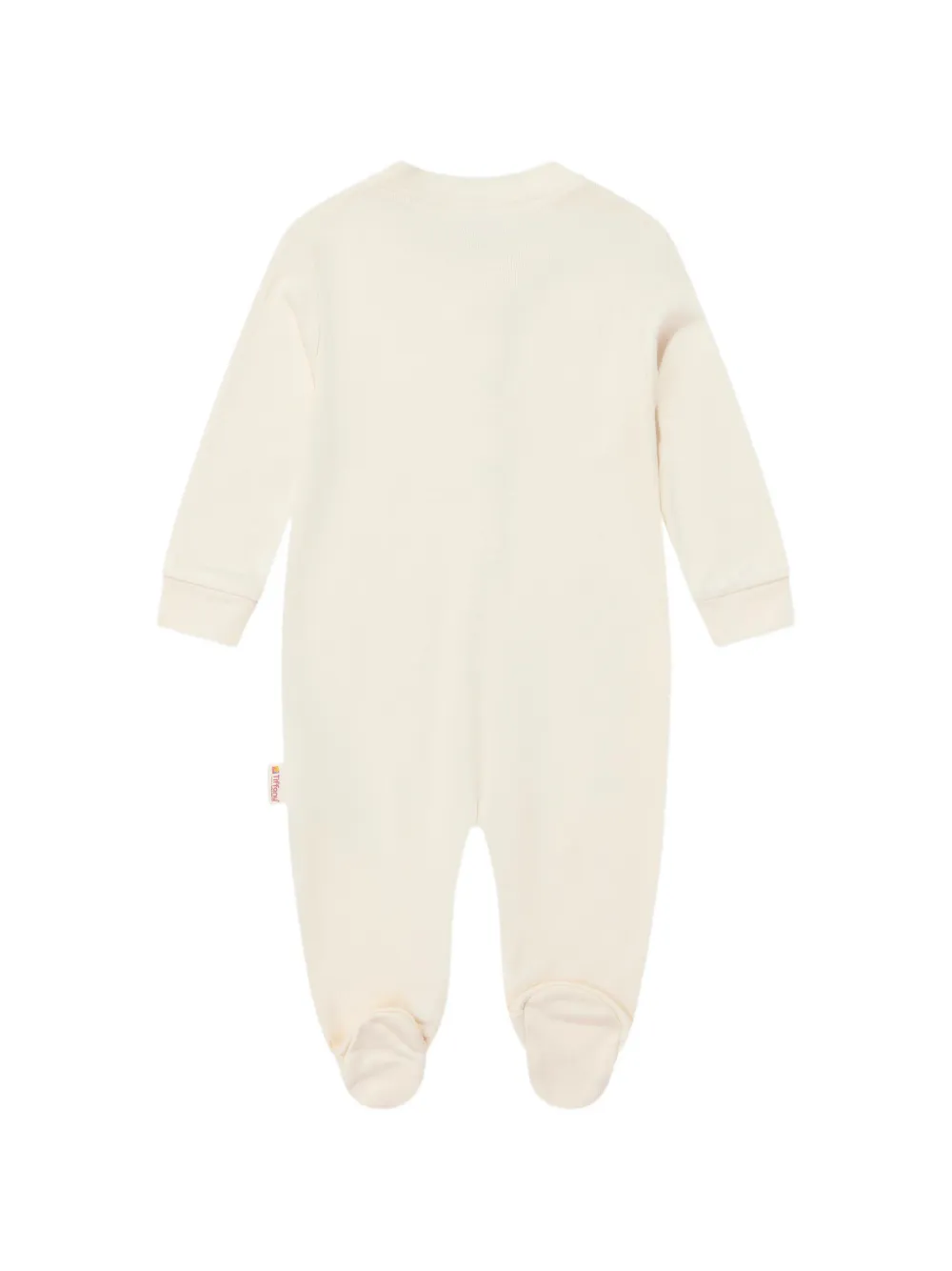 TIFFANY KIDS Romper met drukknoop en voetjes Beige