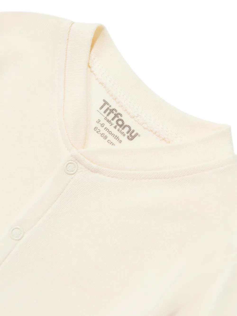 TIFFANY KIDS Romper met drukknoop en voetjes Beige
