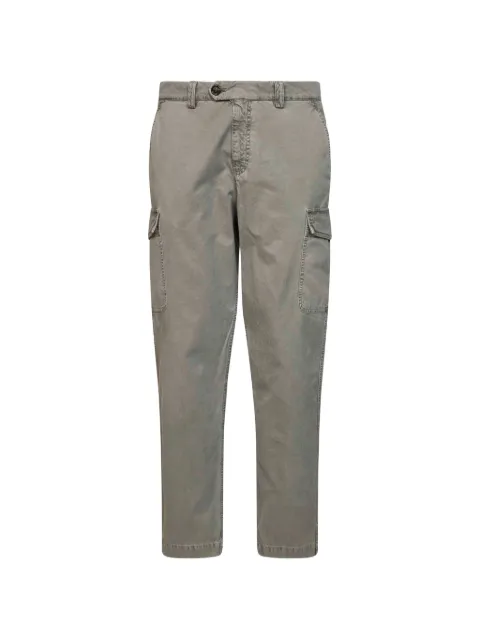 Brunello Cucinelli garment-dyed cotton cargo pants