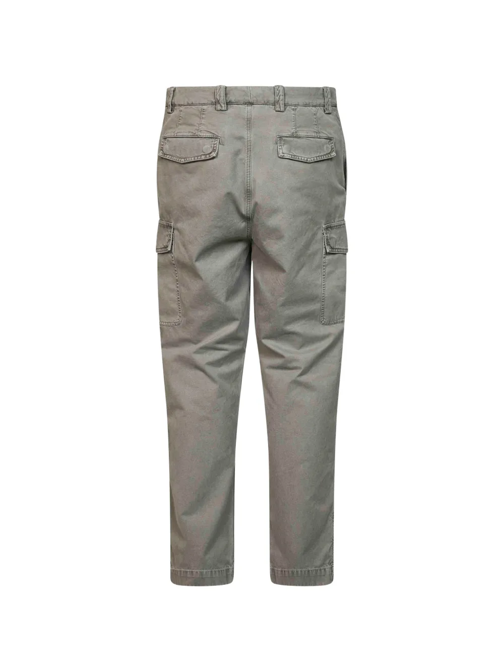 Brunello Cucinelli Katoenen cargo broek Grijs
