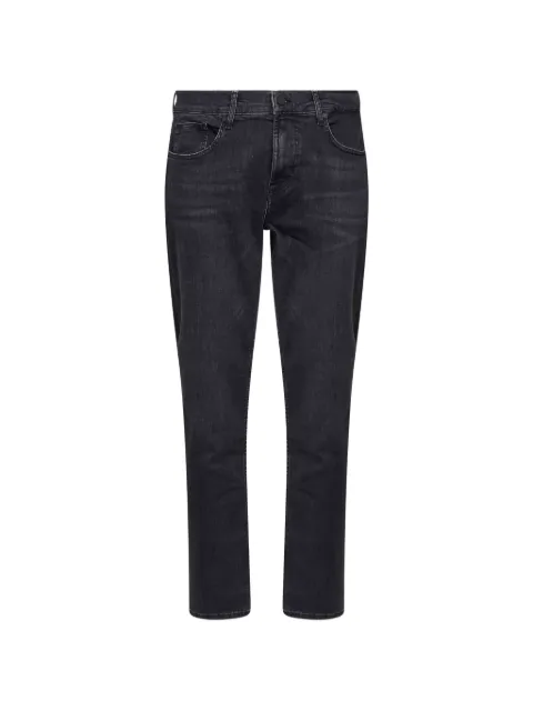 7 For All Mankind faded slim-fit jeans