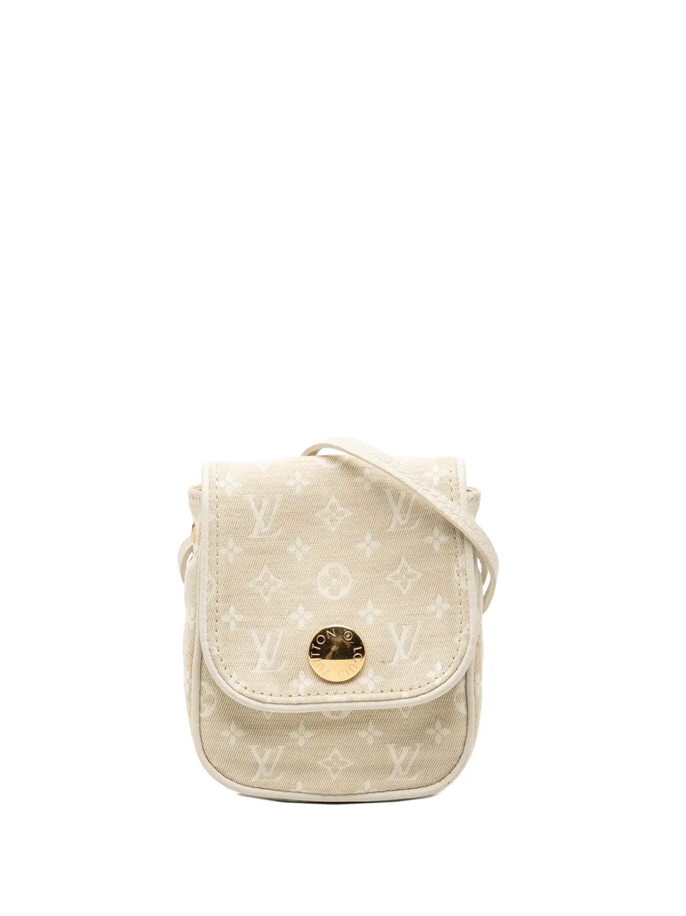 Louis Vuitton Pre-Owned Borsa a tracolla Lin Pochette Cancun mini con monogramma 2007 - Toni neutri