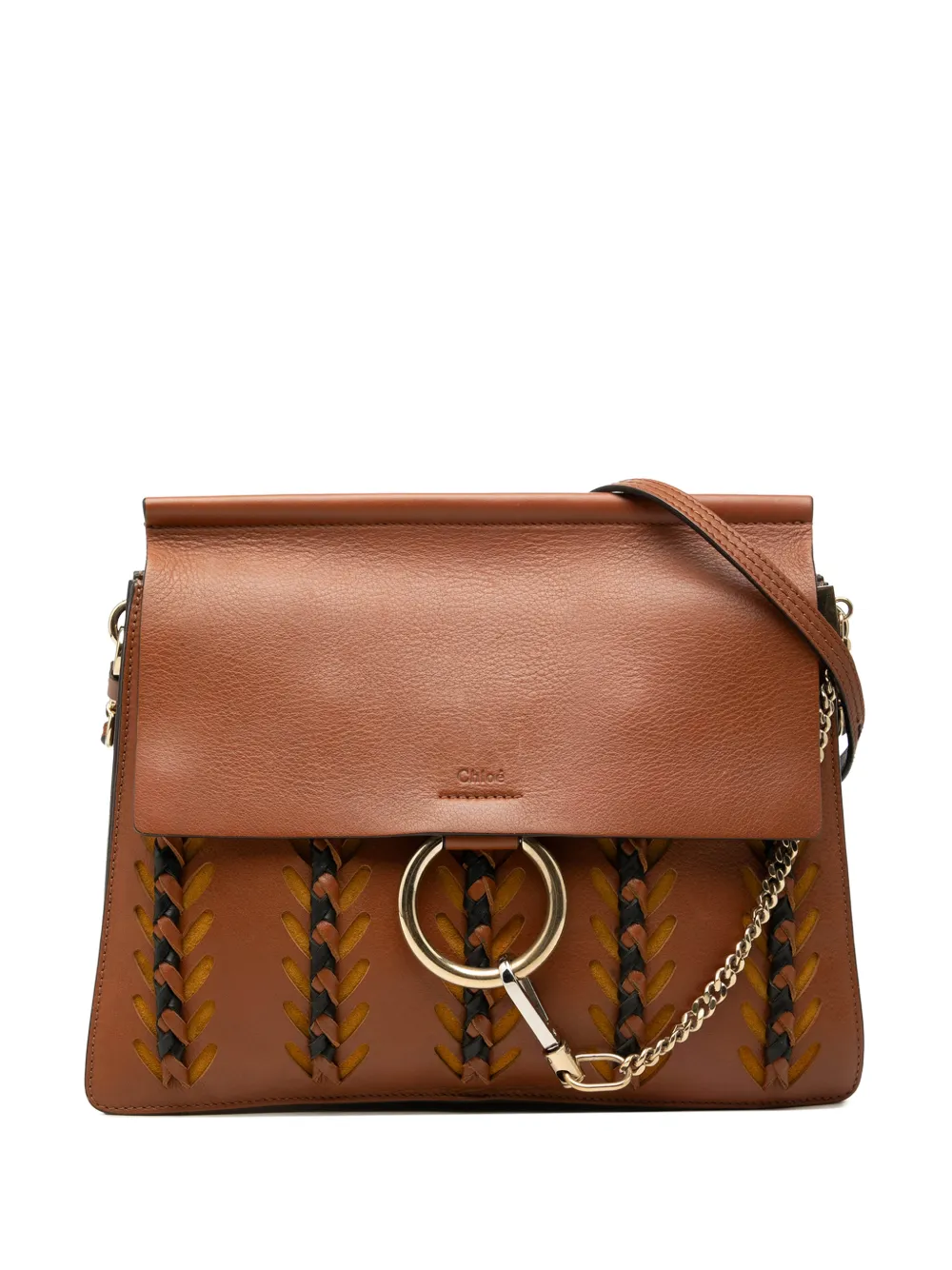 Chloé Pre-Owned Borsa a tracolla Faye media 2017 - Marrone