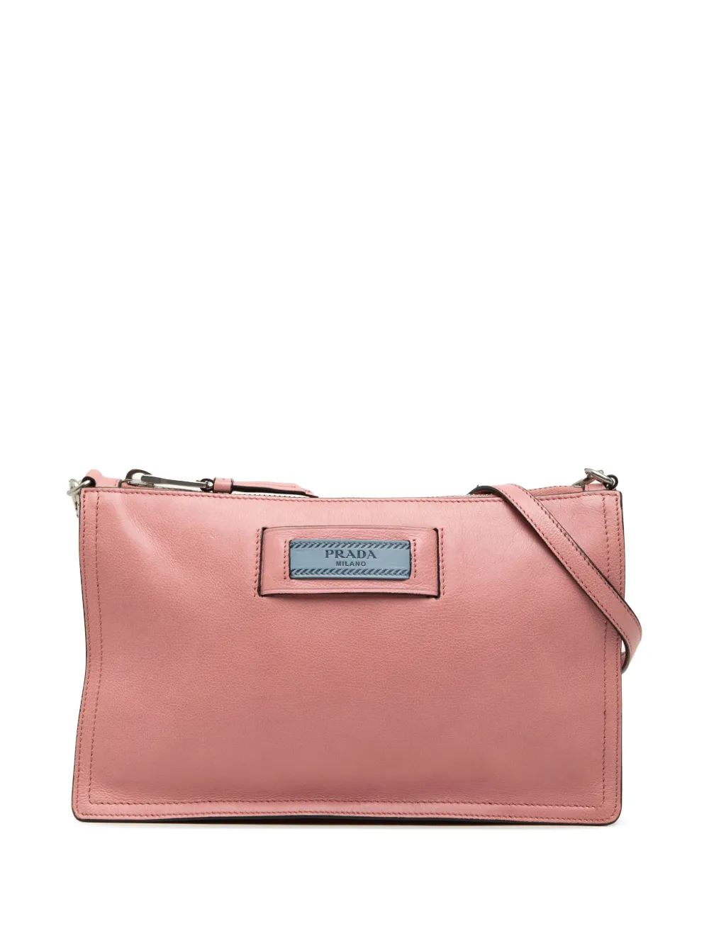Prada Pre-Owned Borsa a spalla Glace Calf Etiquette 2013-2026 - Rosa