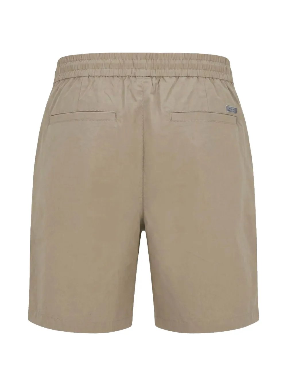 Armani Exchange Shorts met elastische taille Beige