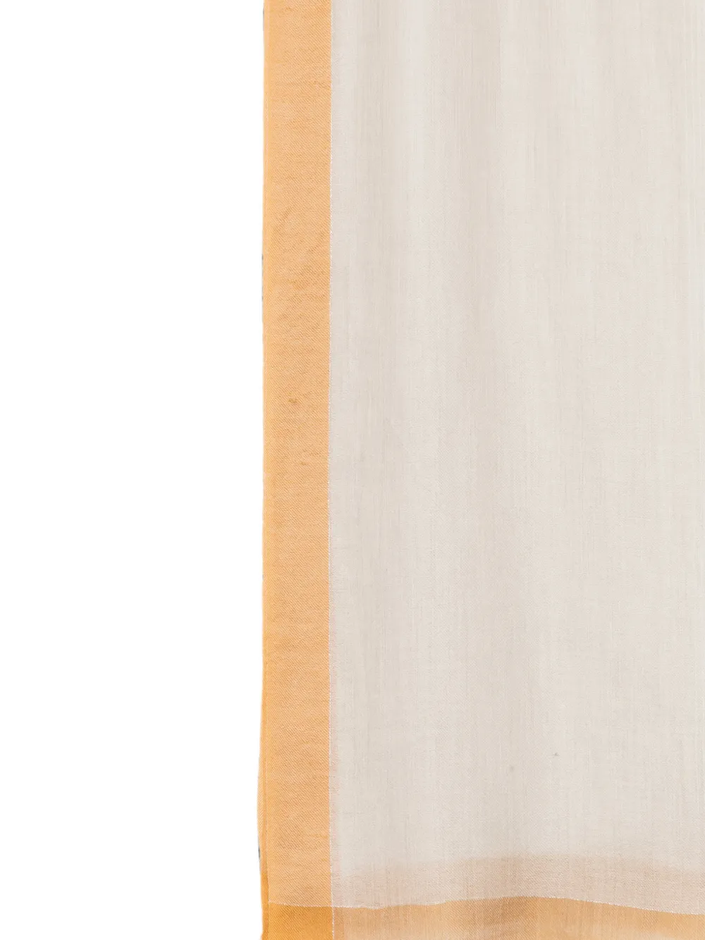 N.Peal Pashmina sjaal met afwerking Bruin