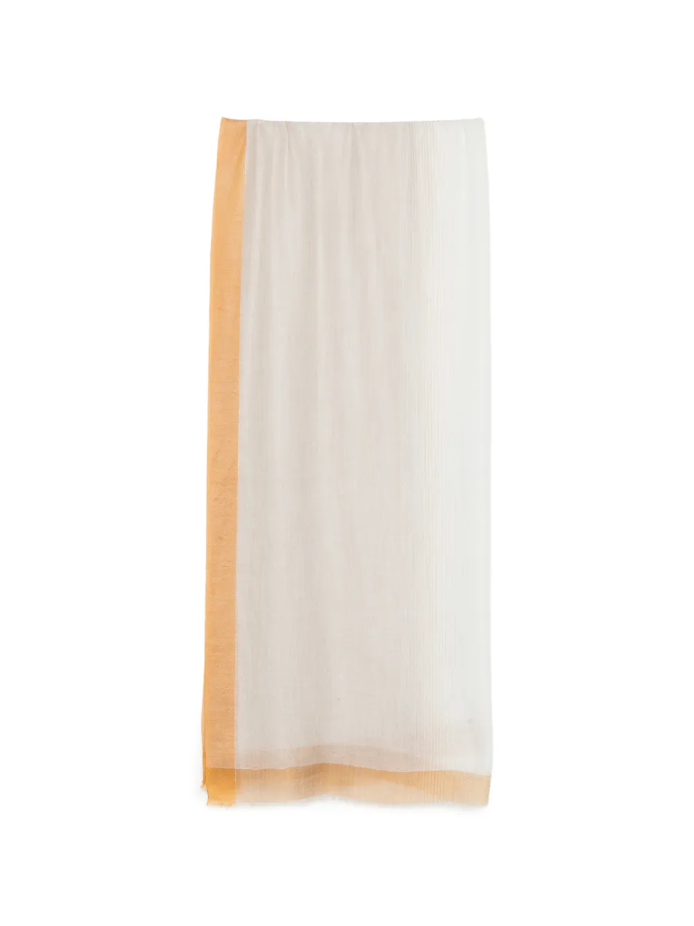 N.Peal Pashmina-Schal mit Borte - Braun