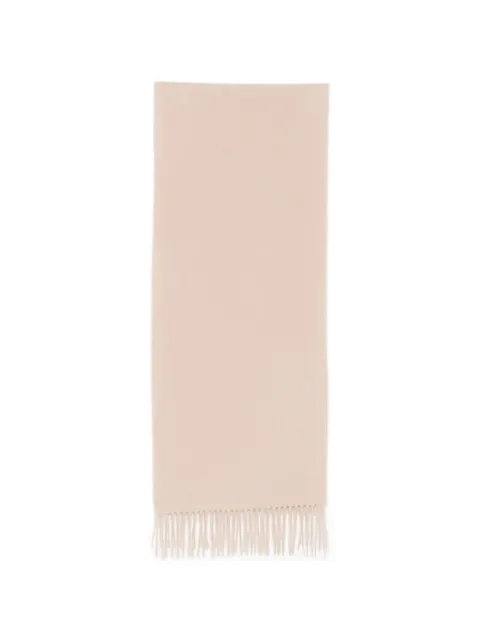 N.Peal woven fringed scarf
