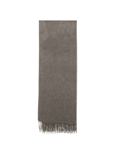 N.Peal woven fringed shawl