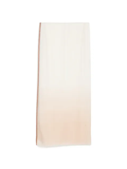 N.Peal bordered pashmina scarf