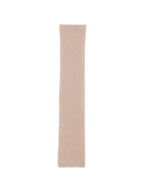 N.Peal ribbed cashmere scarf