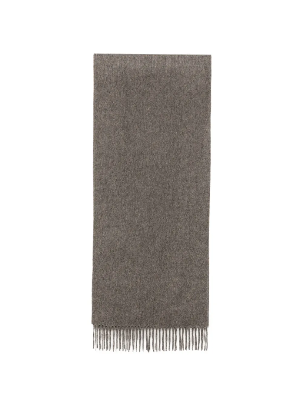 N.Peal Sciarpa con frange - Grigio