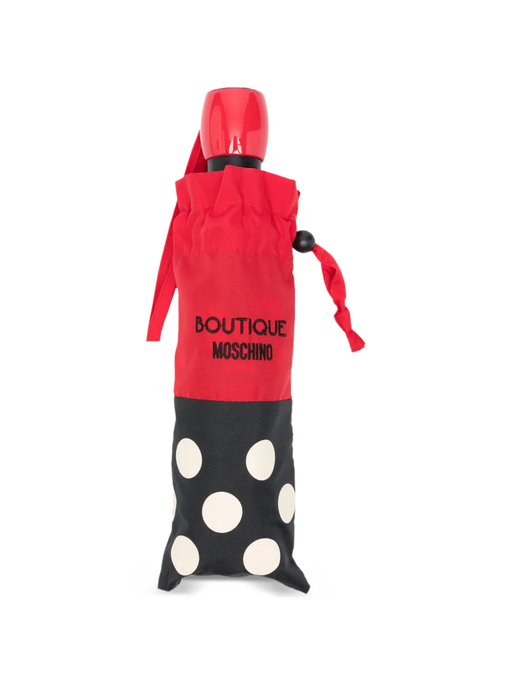 Moschino Pre-Owned 2000s polka-dot umbrella - Rot