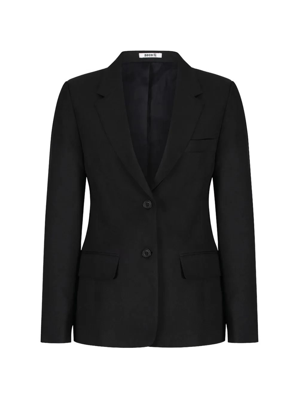 Zeco Schoolwear kids single-breasted blazer - Nero