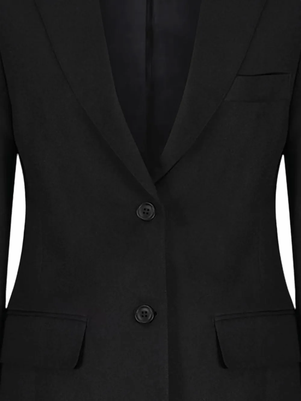 Zeco Schoolwear kids Blazer met enkele rij knopen Zwart