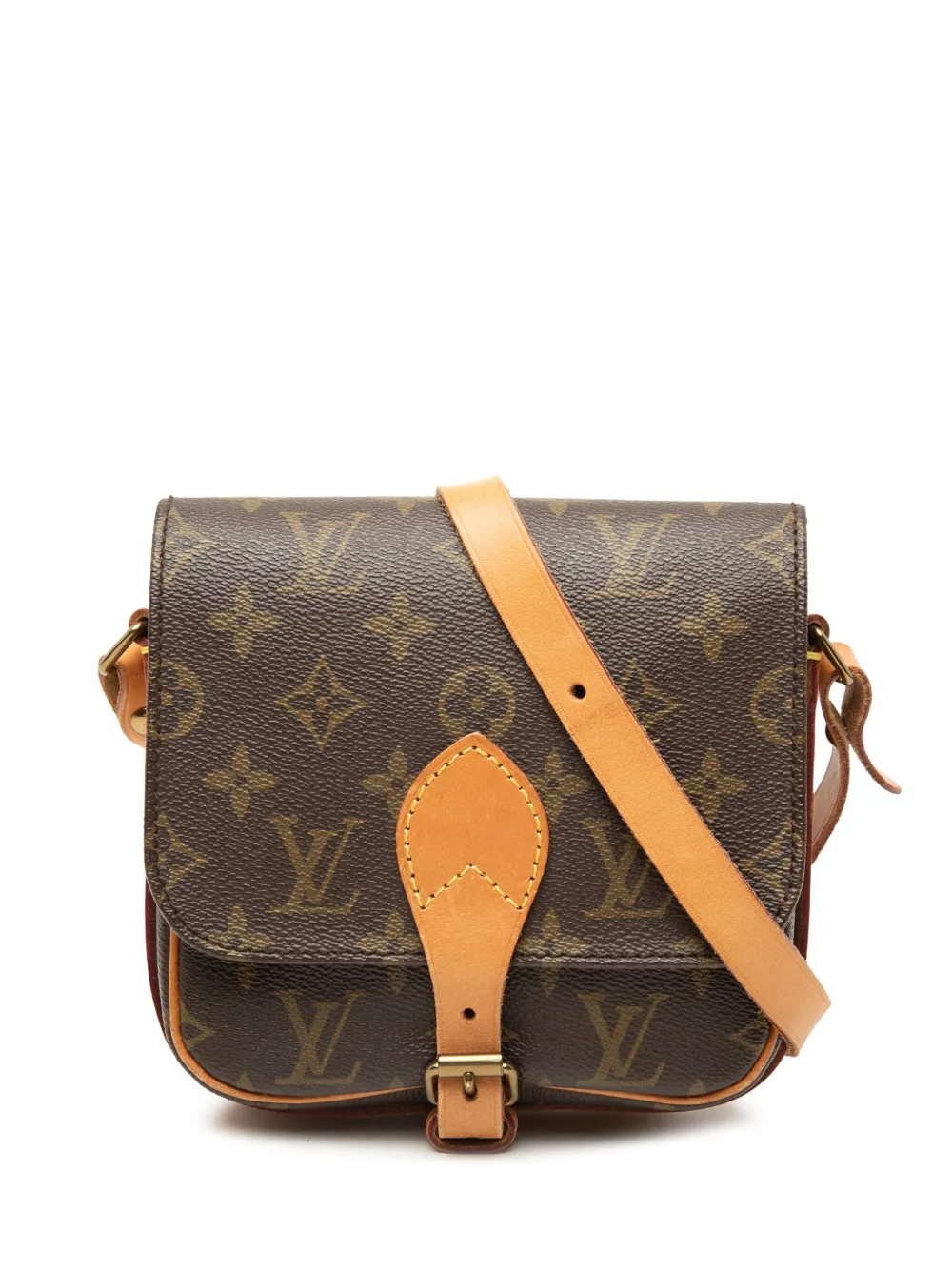 Louis Vuitton Pre-Owned 1992 Monogram Cartouchiere PM Umhängetasche - Braun