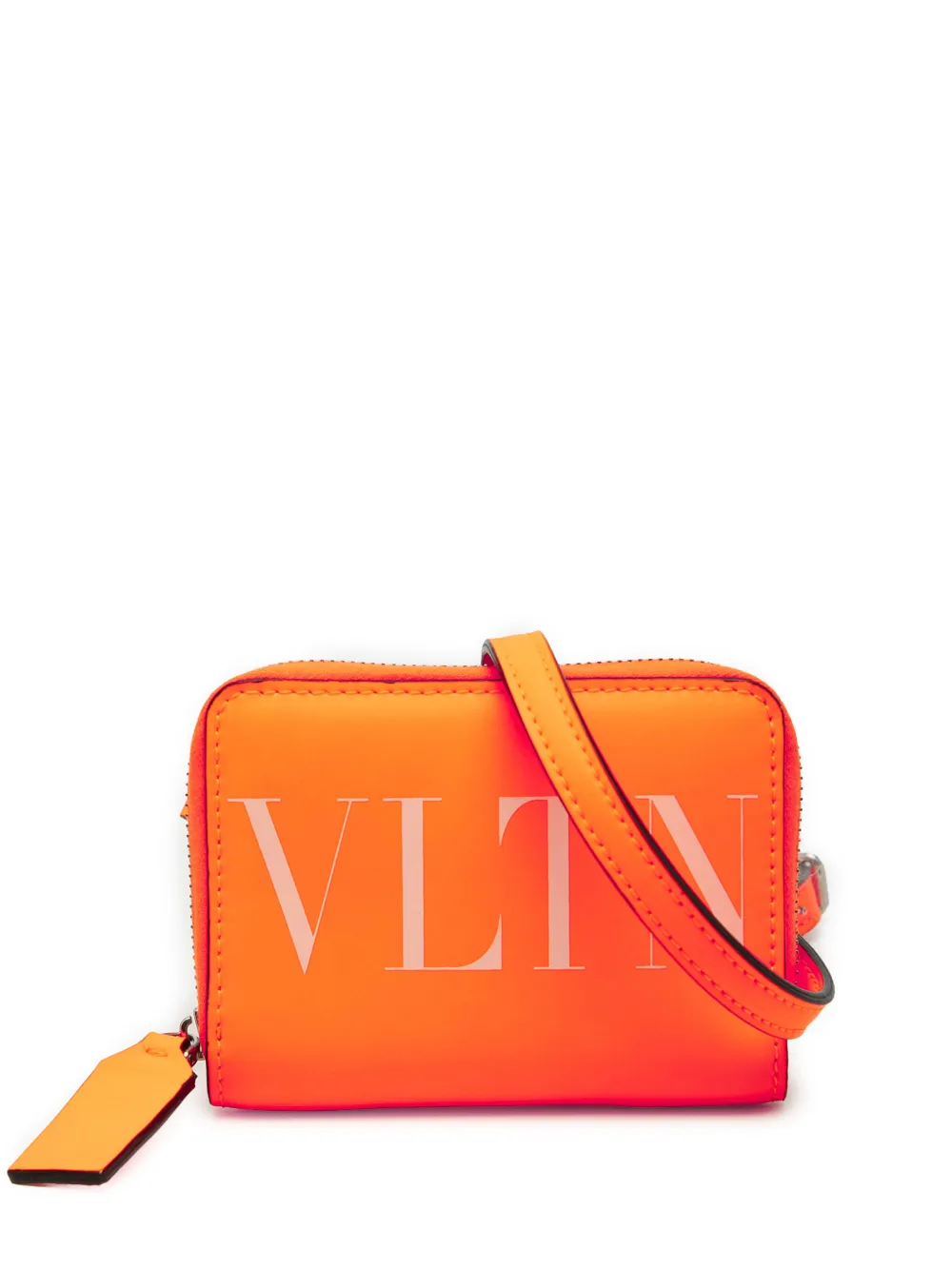 Valentino Garavani Pre-Owned Portafoglio VLTN con tracolla 2000-2026 - Arancione