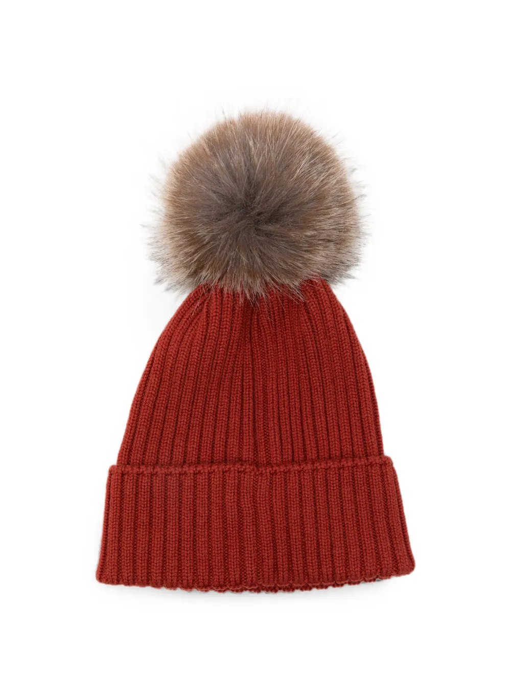 Moncler Enfant Muts met logopatch Rood