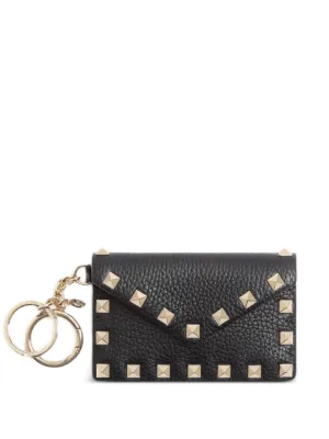 Prada サフィアーノレザー キーホルダー | ブラック | FARFETCH JP