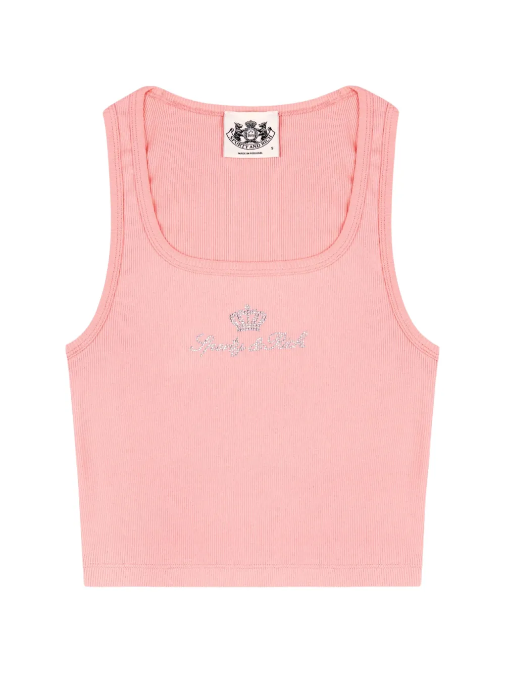 Juicy Couture x S&R ribbed-knit top - Rosa