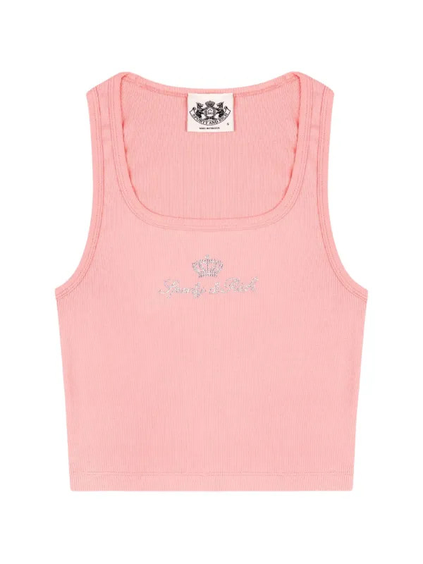 Juicy Couture x S&R リブニット トップ | ピンク | FARFETCH JP