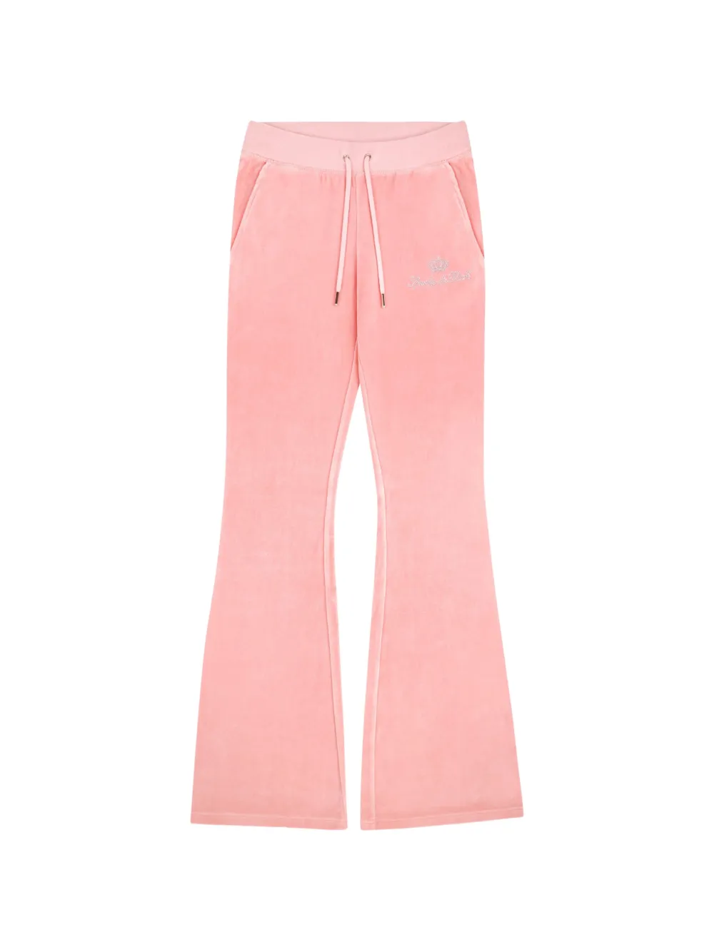 Juicy Couture x S&R crystal-embellished flared trousers - Rosa