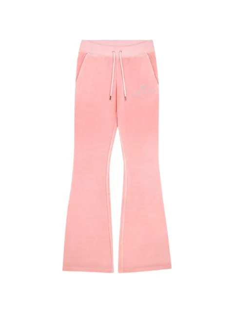 Juicy Couture pantalones acampanados con detalles de cristal en colaboración con S&R