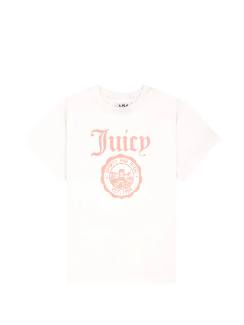 Juicy Couture x S&R logo-print cotton T-shirt - Bianco