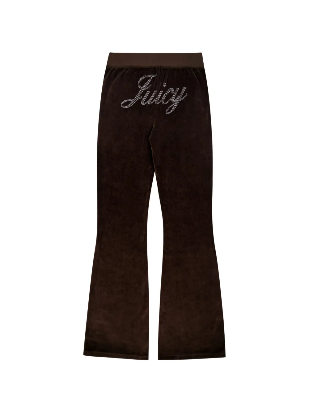 Juicy Couture x S&R flared broek met kristallen Bruin
