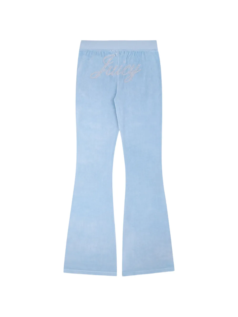 Juicy Couture x S&R flared broek met kristallen Blauw