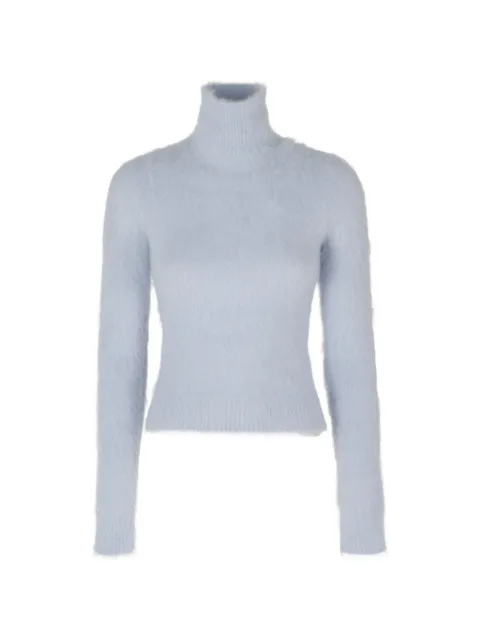 DONDUP roll-neck fuzzy-knit sweater