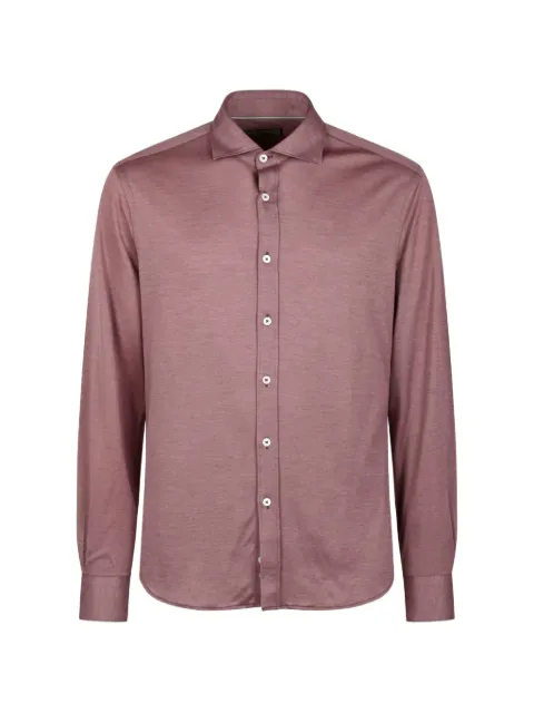 Canali piqué long-sleeve shirt