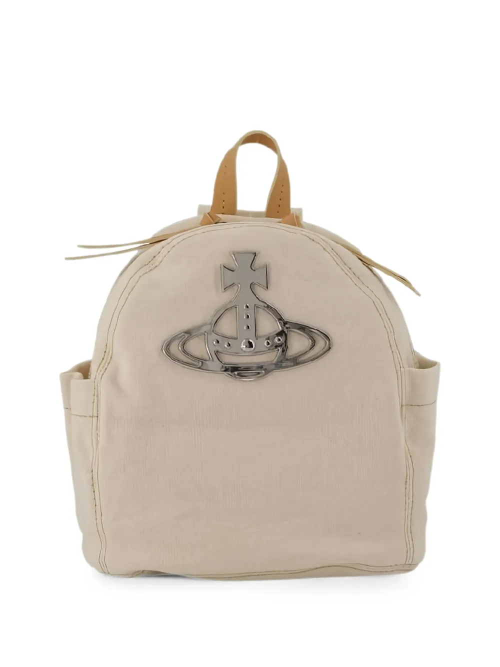 Vivienne Westwood George Orb-plaque backpack - Toni neutri