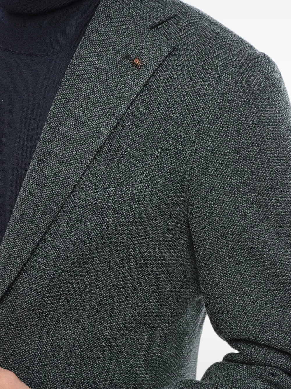 Corneliani single-breasted jacket Groen