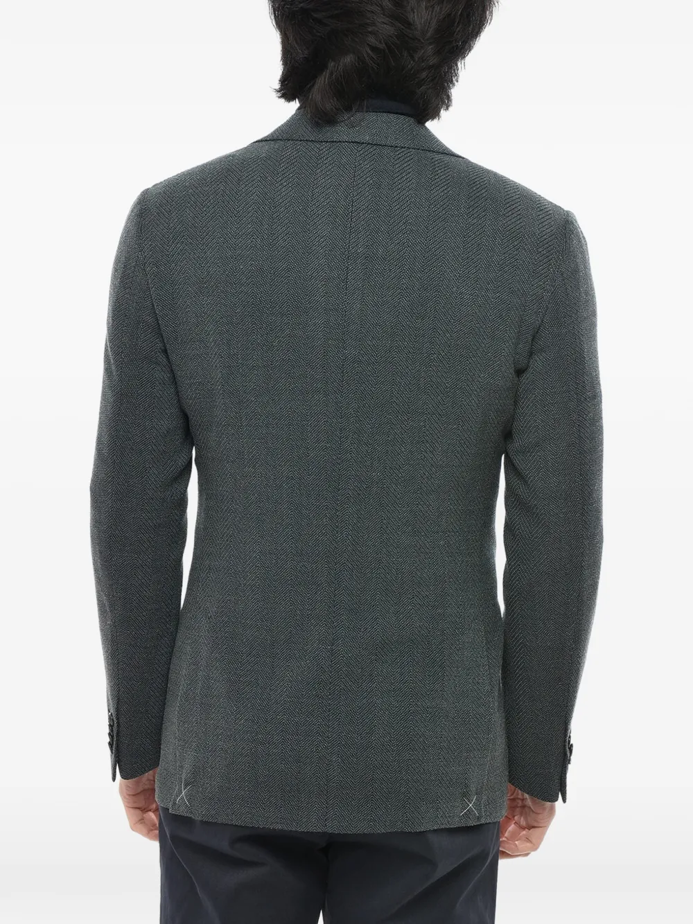 Corneliani single-breasted jacket Groen