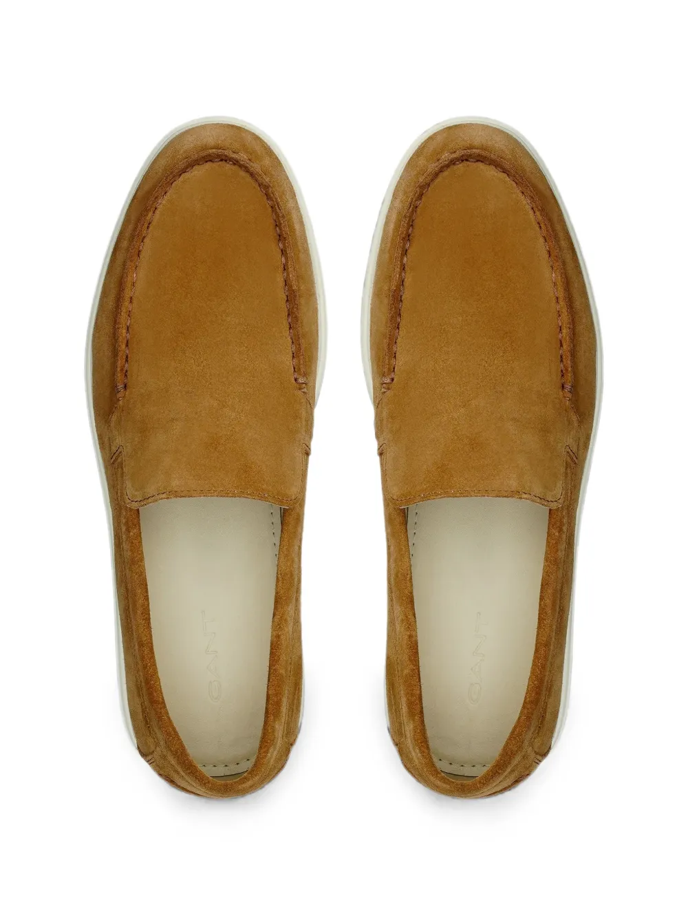 Gant suede slip-on loafers Bruin
