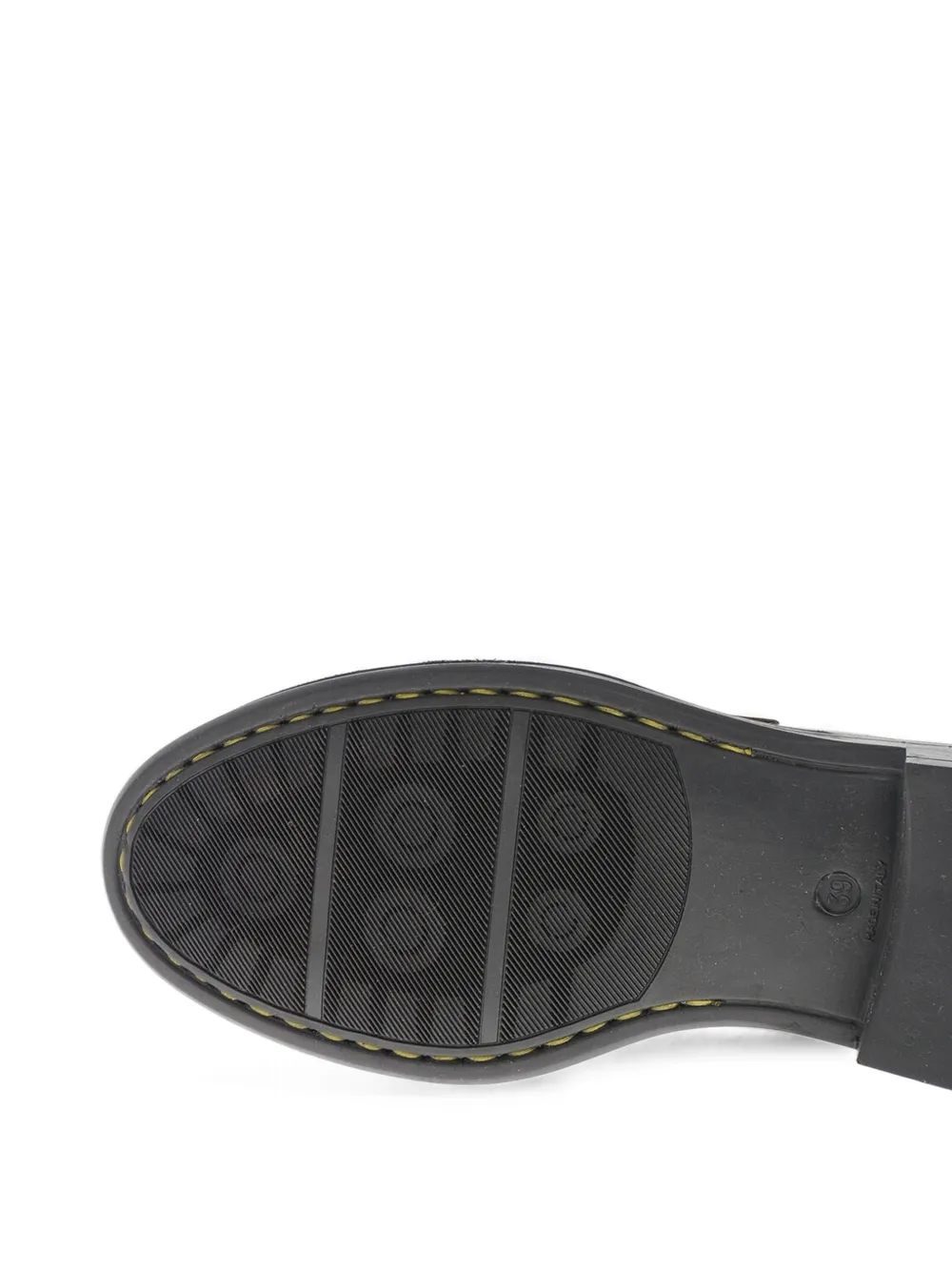 Amedeo Testoni polished-leather penny loafers Zwart