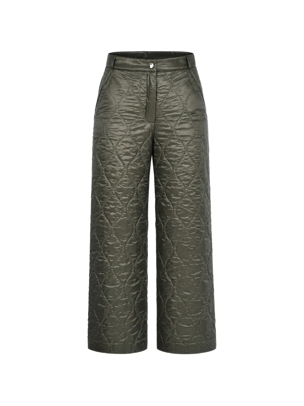 Woolrich padded quilted trousers - Grün