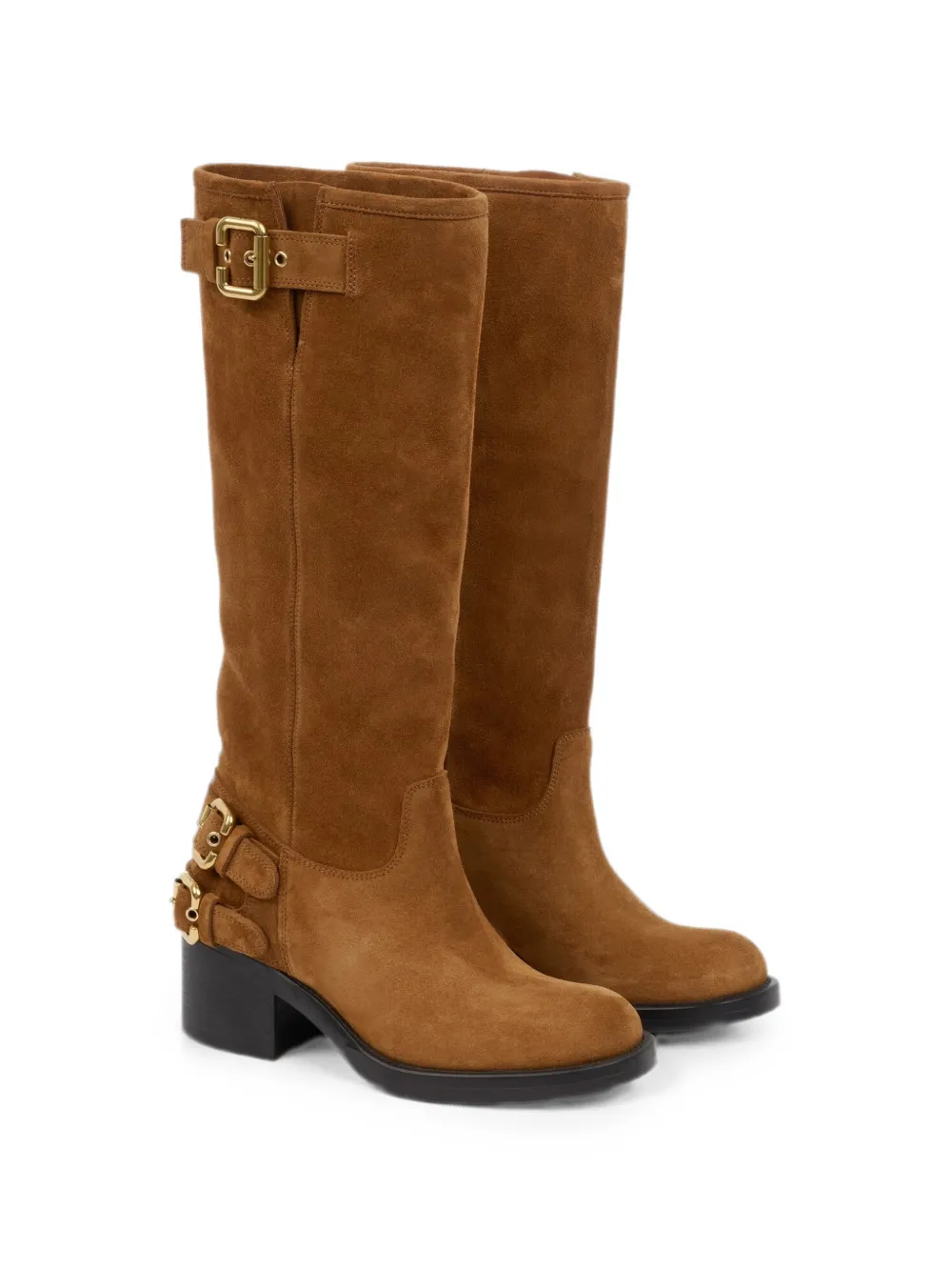 Chloé Dakota buckle-fastening boots Bruin