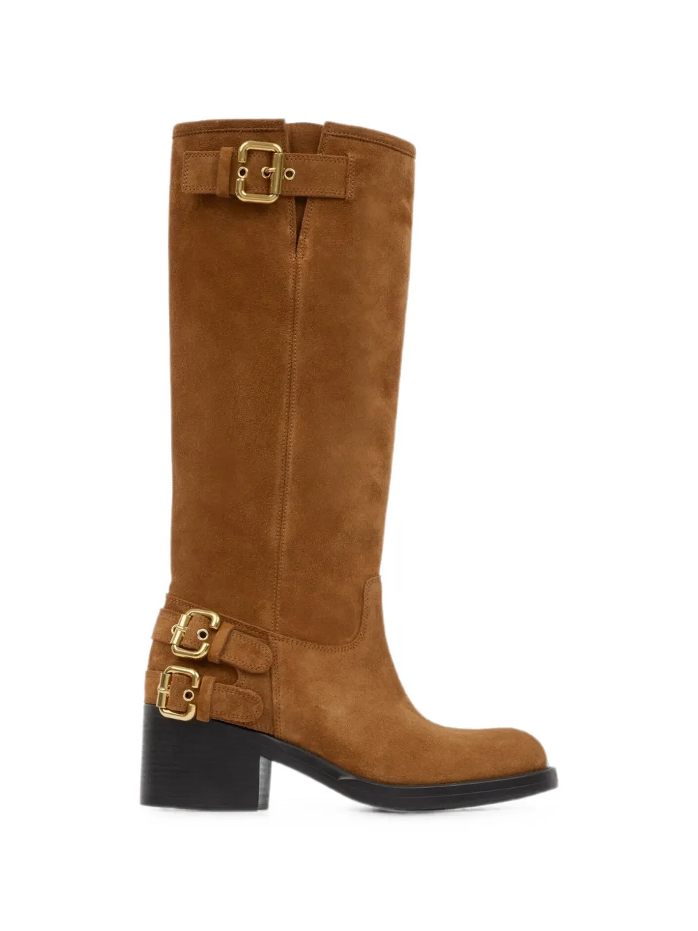 Chloé Dakota buckle-fastening boots Bruin