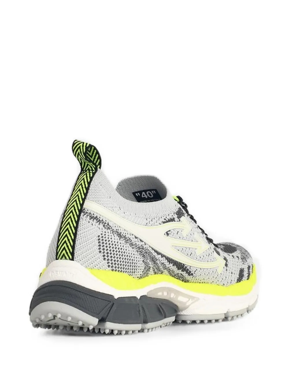 Off-White Arrows-motif knit sneakers Grijs