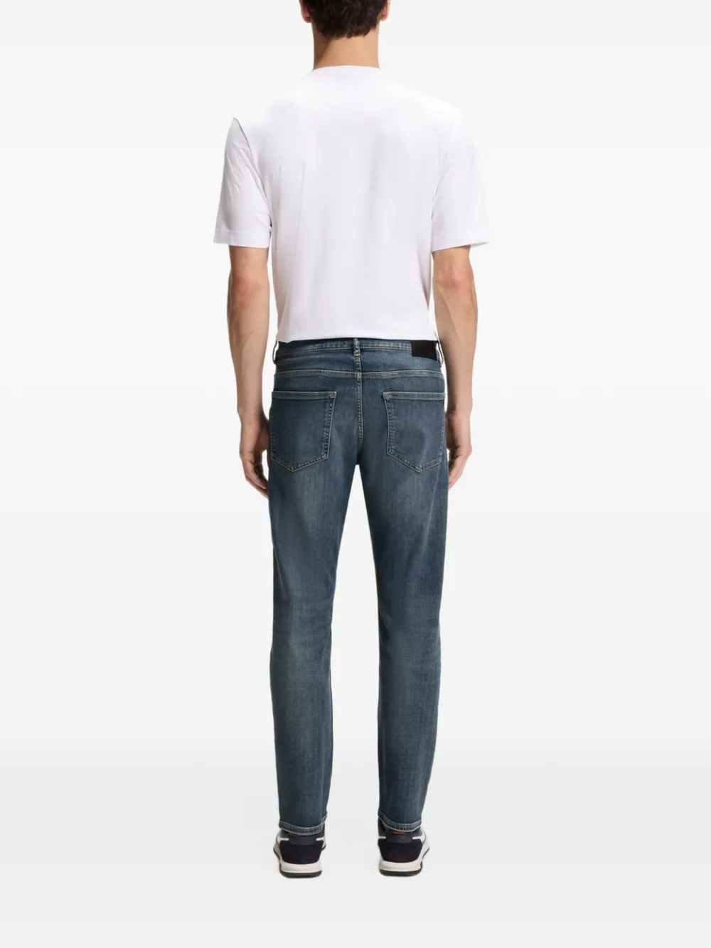 BOSS Delaware jeans met vervaagd effect Blauw