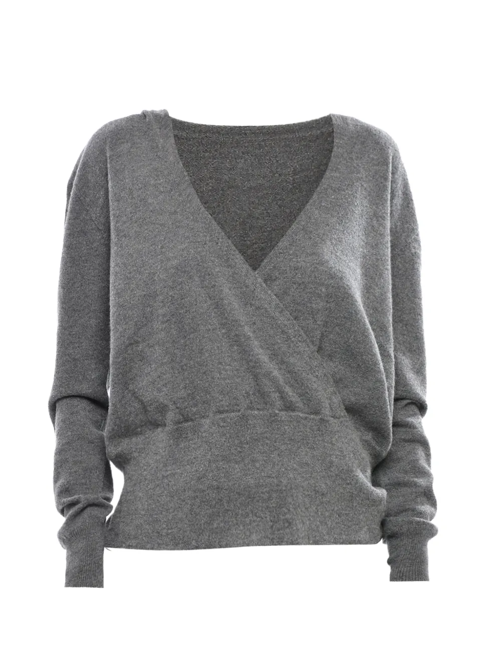 Malo hooded V-neck sweater - Grau