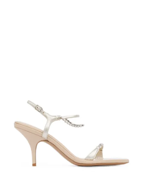 Chloé crystal-embellished leather sandals